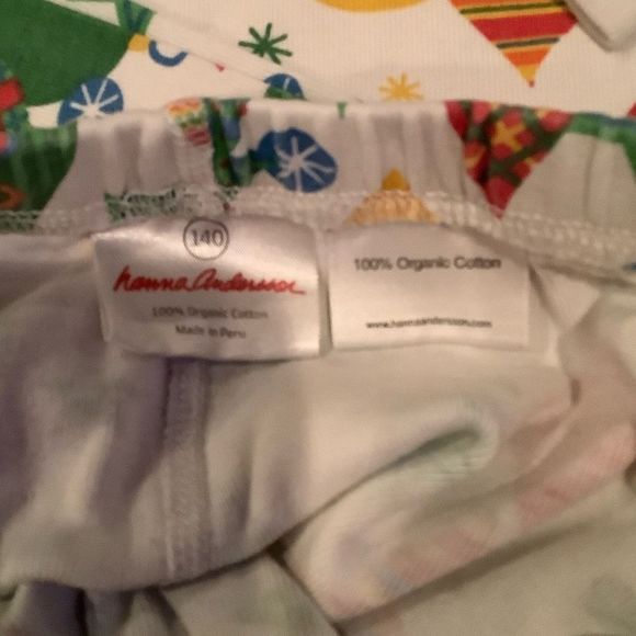 Hanna Andersson Festive Kids Pajama Set - Multicolor - Picture 4 of 11